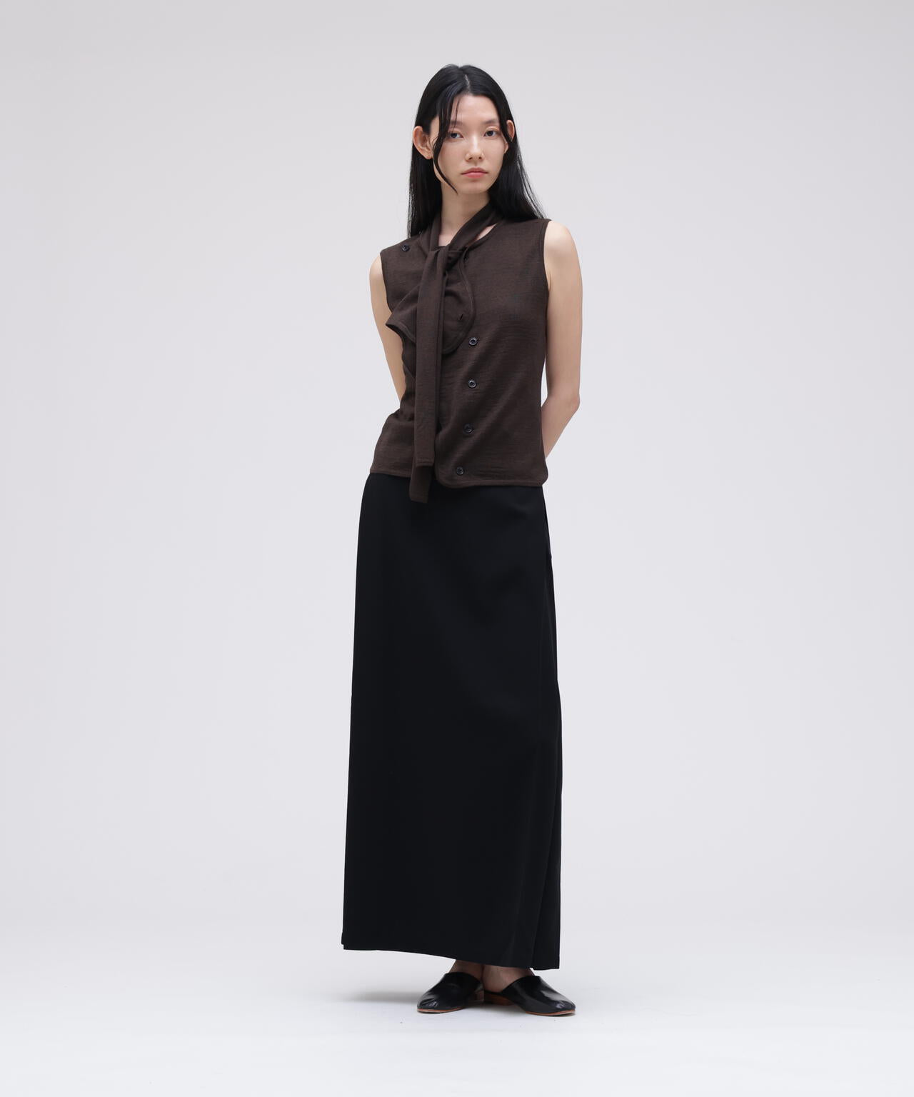Cristaseya / PLEATED LONG SKIRT | THE LIBRARY（ザ ライブラリー