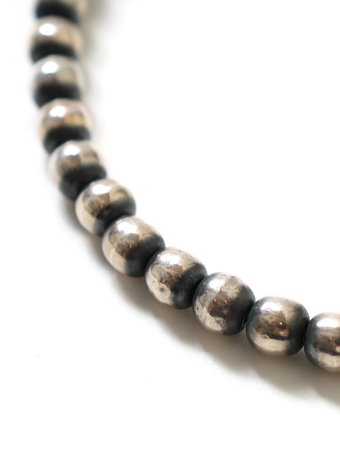 NAVAJO PEARL SILVER NECKLACE 6MM|ナバホパール シルバーネックレス