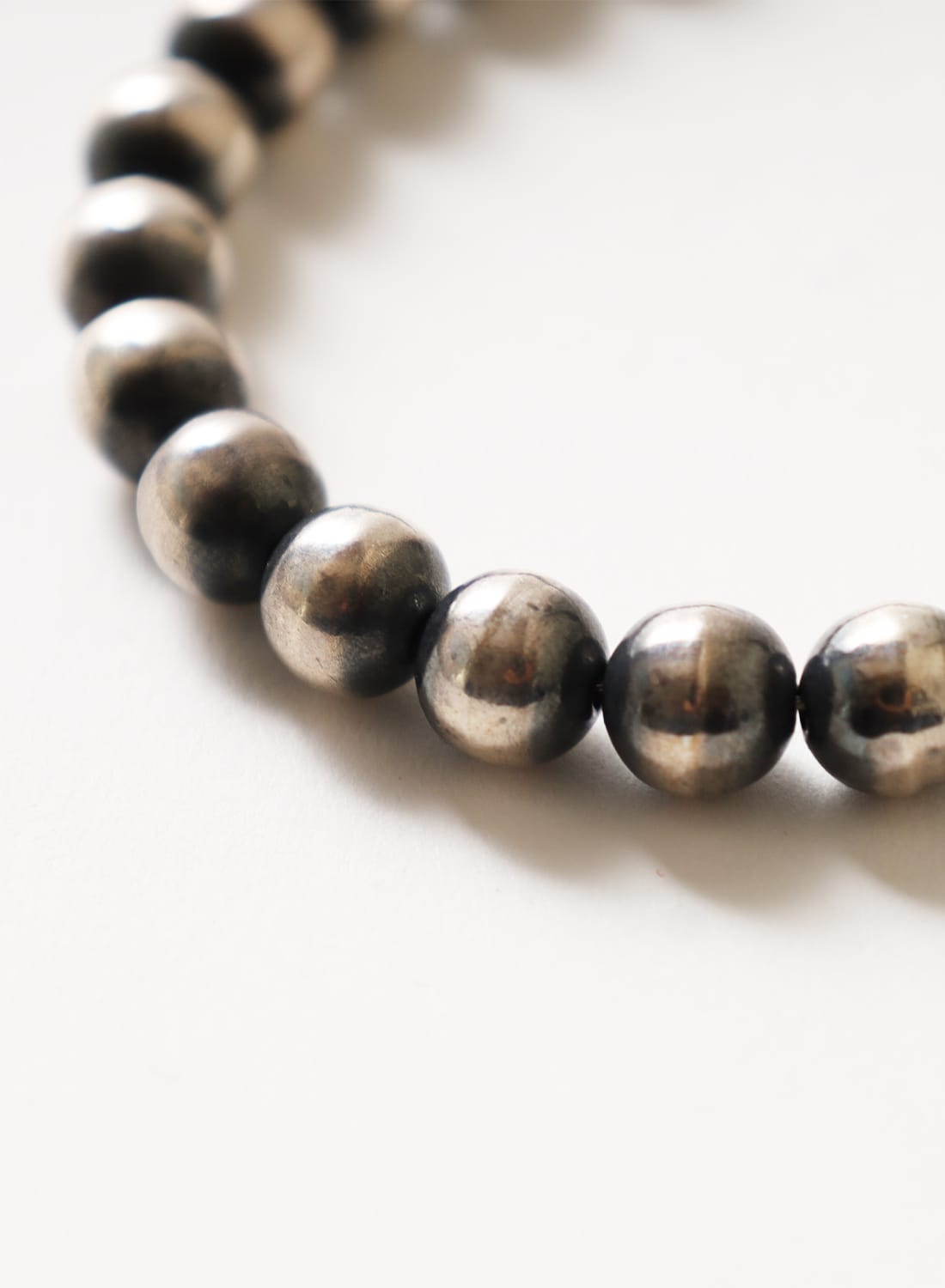 NAVAJO PEARL SILVER BRACELET 8MM|ナバホパール シルバーブレスレット