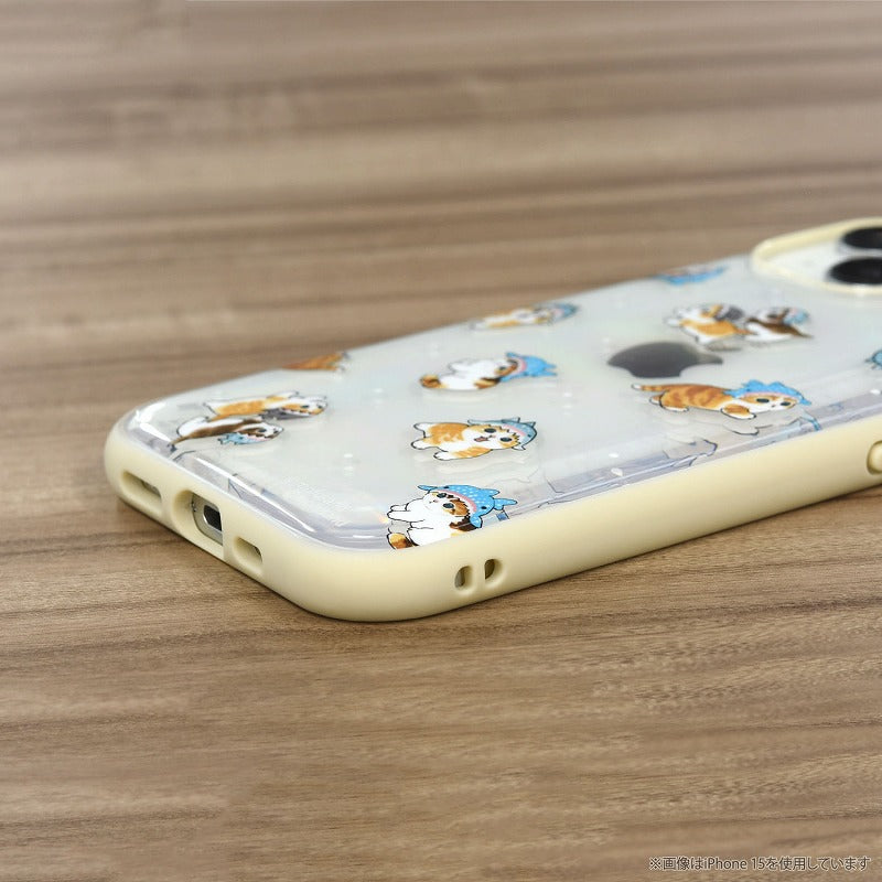 mofusand IIIIfit Clear iPhone対応ケース(ジンベイザメにゃん