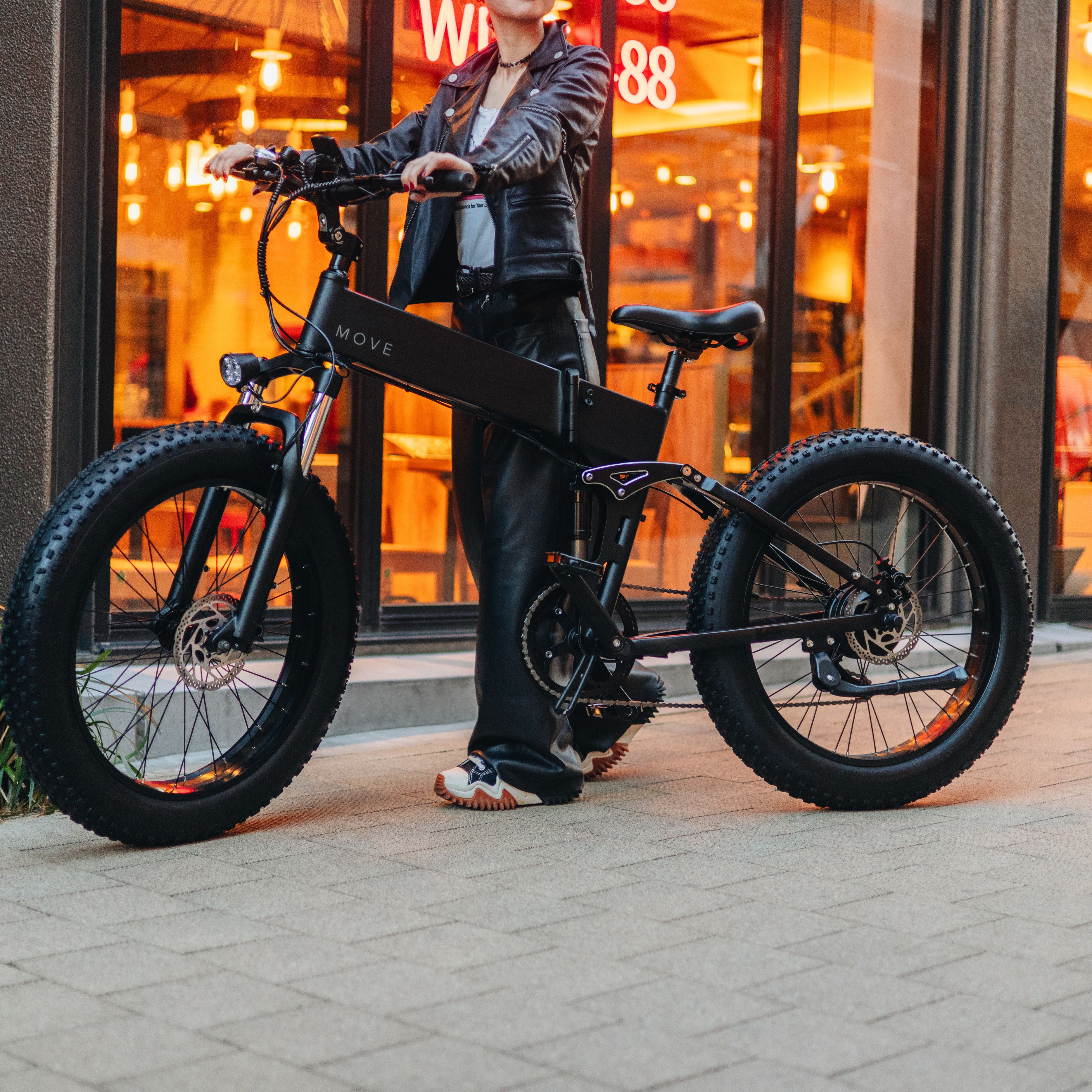 MOVE X｜次世代ファットタイヤ型E-bike｜折りたたみ電動アシスト自転車
