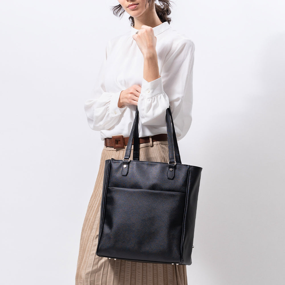 PU(サフィアーノ調) 2way リュックベルト付き トートバッグ – MURA