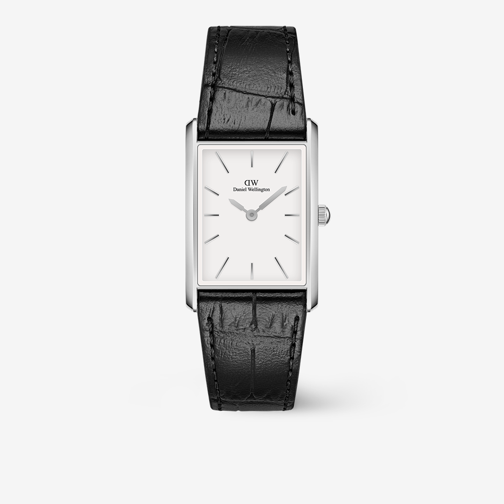 Bound Black Crocodile Silver