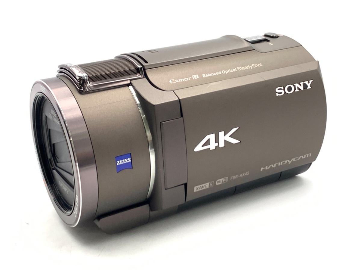 SONY FDR-AX45 4Kビデオカメラ 追加バッテリーと充電器付 ブロンズ