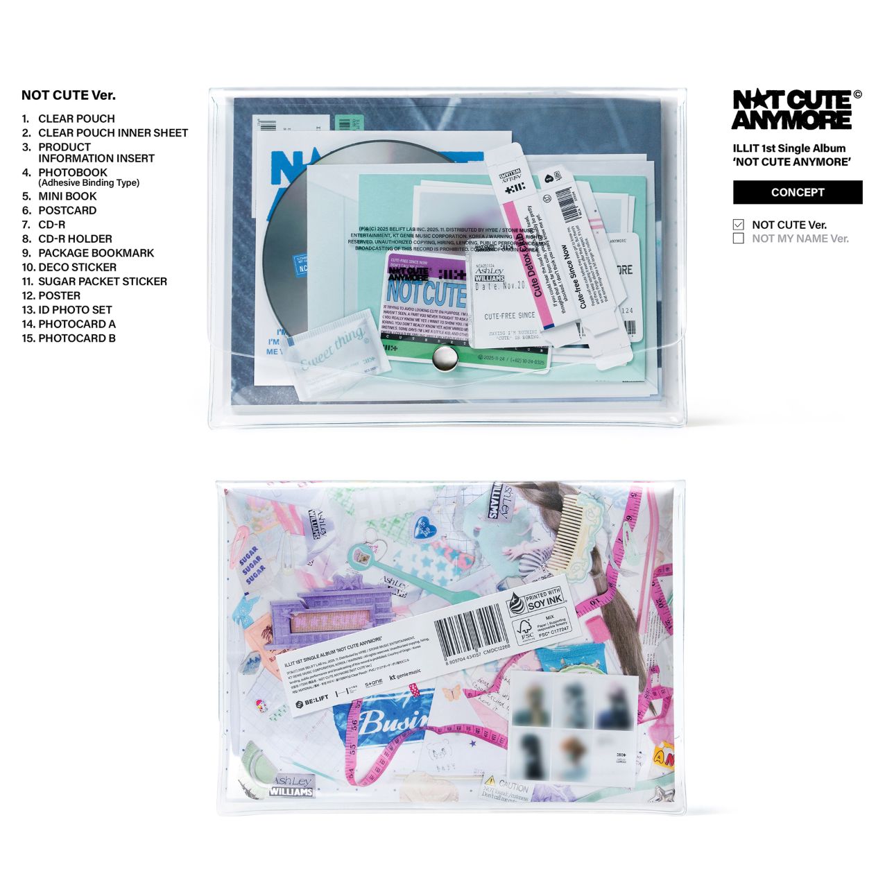ILLIT - NOT CUTE ANYMORE + Weverse Gift