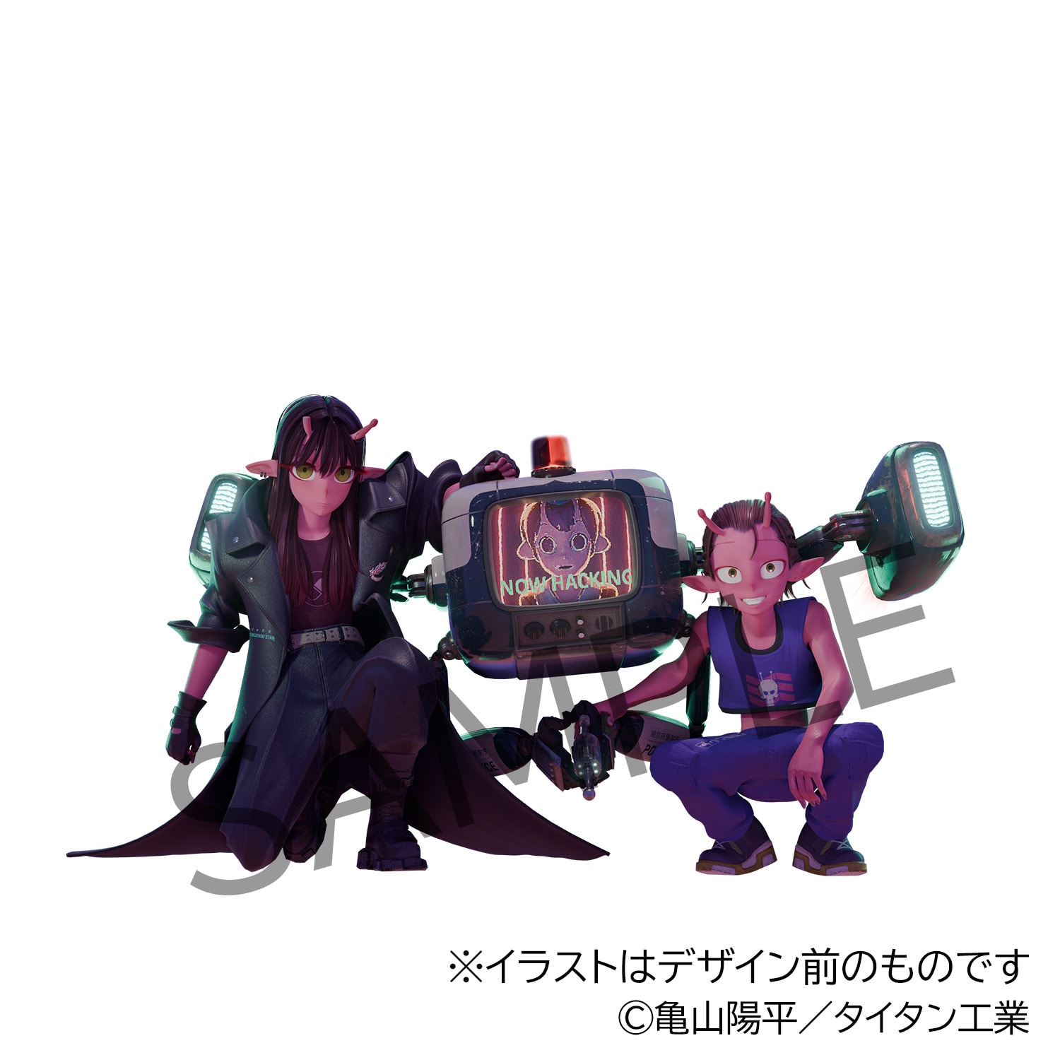 アニメイトの法人特典「カート、マックス描き下ろしアクリルスタンド