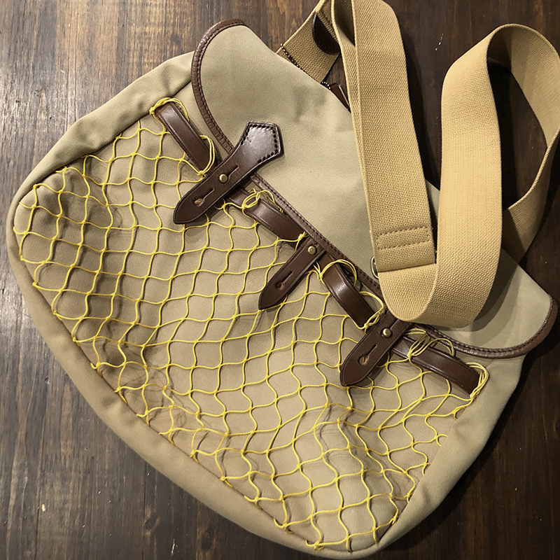 Brady Canvas Sandringham Game & Fishing Shoulder With Net Bag
