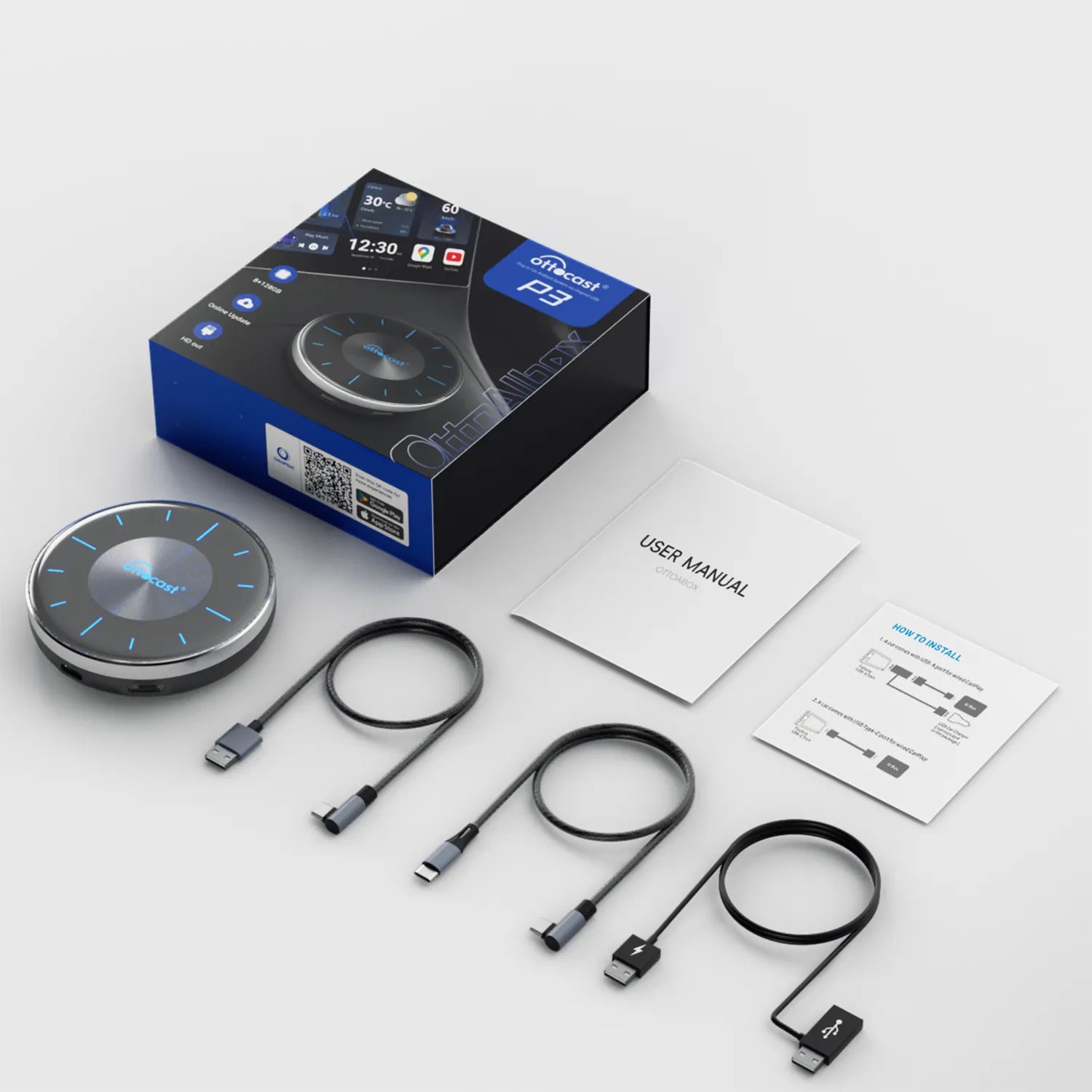 OTTOCAST P3 CarPlay AI Box