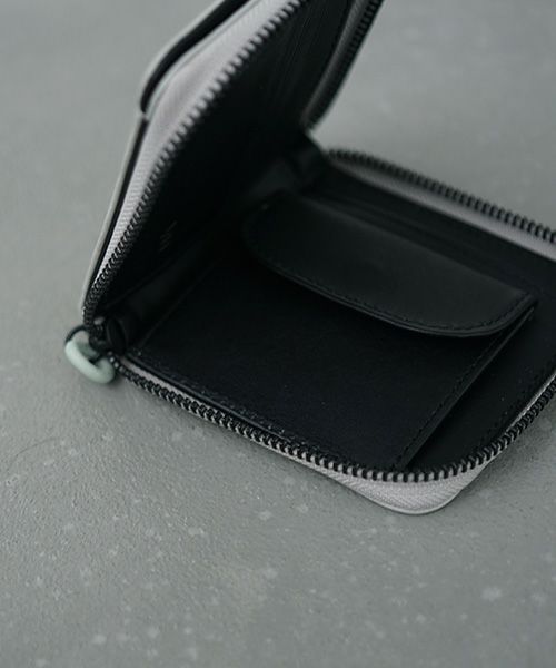 VU PRODUCT 鹿革スクエアジップウォレット｜軽くて柔らかいディア