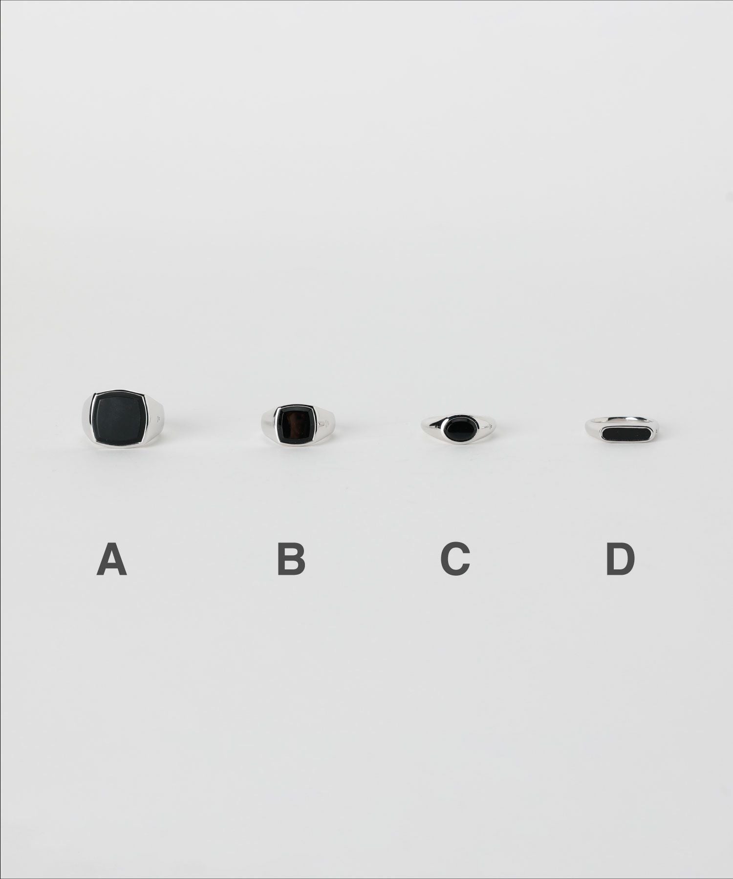 TOM WOOD(トムウッド)】 Cushion Polished Black Onyx リング｜PARIGOT