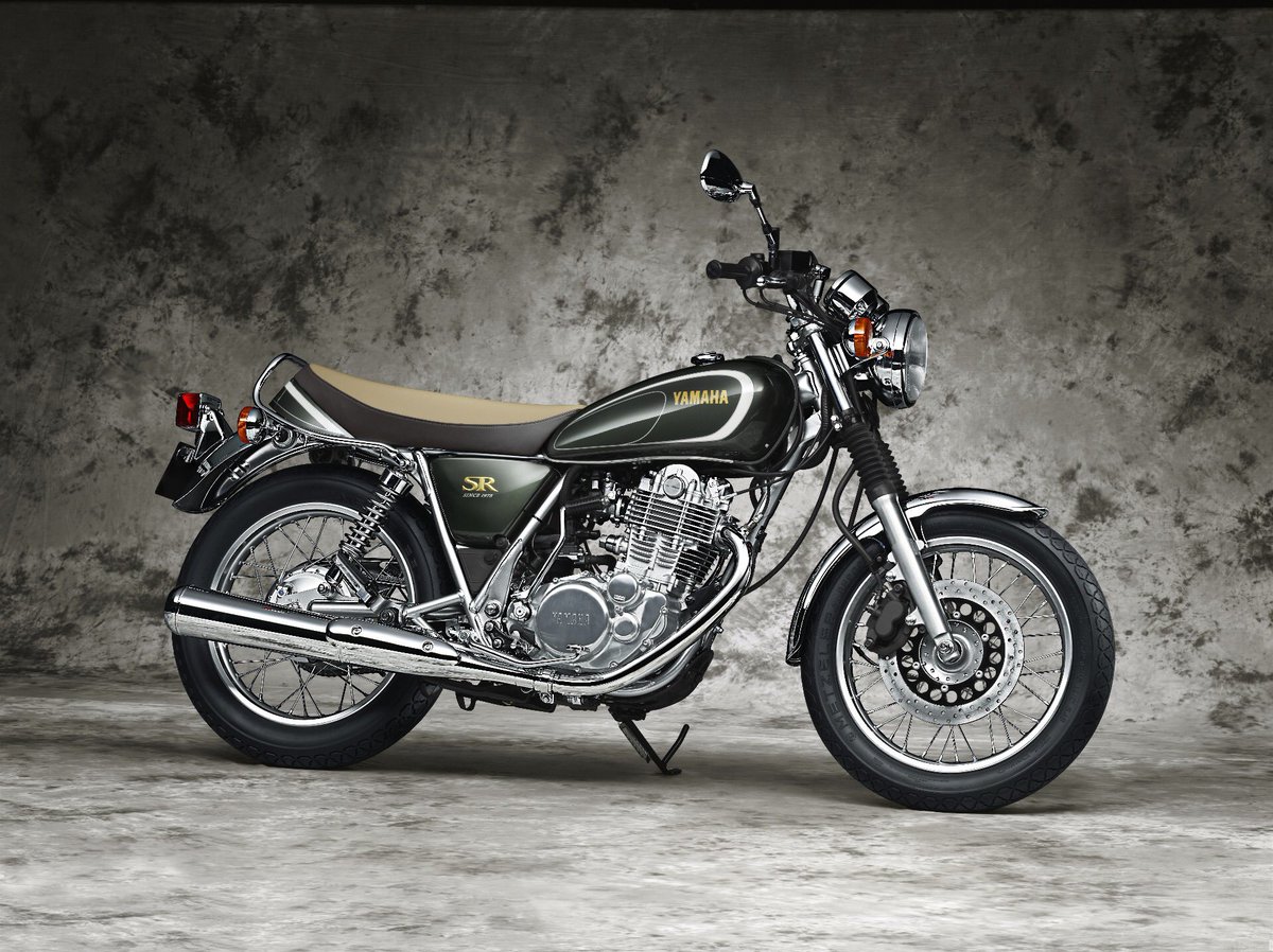 みどりの日なので緑の推しの画像を貼る 「SR400」35th Anniversary