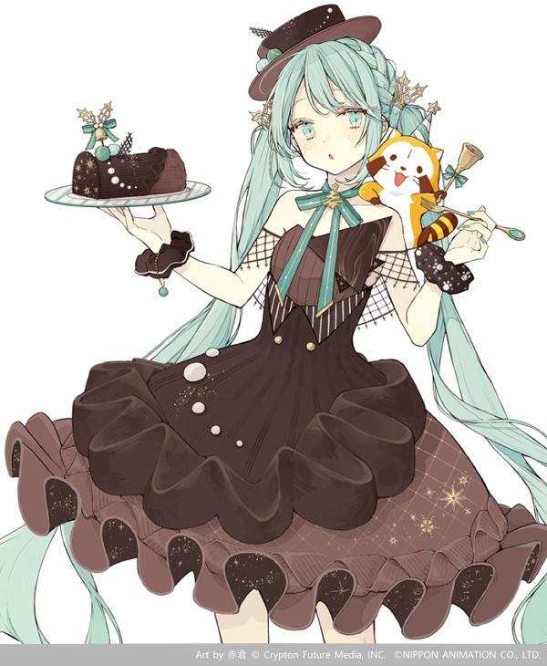 初音ミク×ラスカルコラボ2020（冬ver.）の等身イラストを担当させて