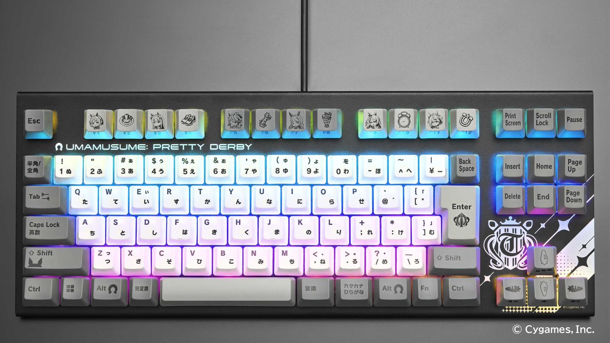 ウマ娘 ✕ REALFORCE GX1 Keyboard 『REALFORCE GX1 Keyboard』に