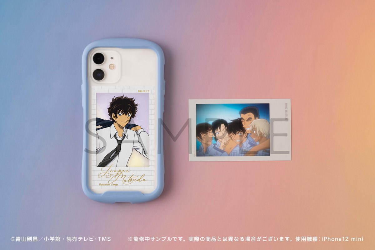 voice200 松田陣平の携帯電話 voice+ あの頃の待受 本革パスケース