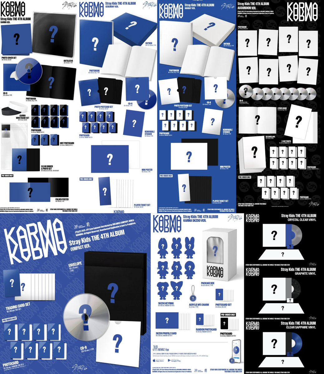 Stray Kids 正規4集 'KARMA'💙 SKZOO verの 店舗特典は共通絵柄です