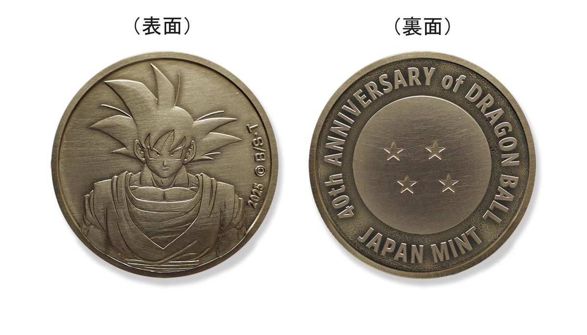 希少　ドラゴンボール40周年記念　2025プルーフ貨幣セット　造幣局