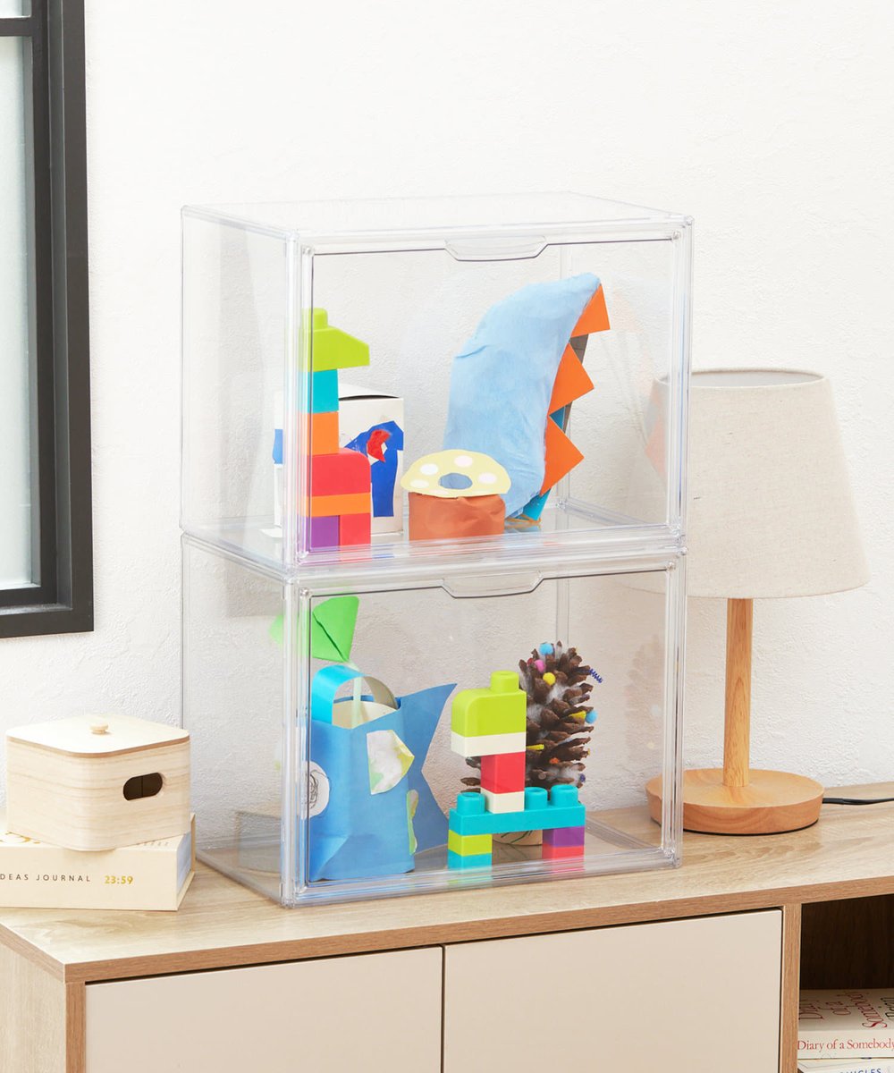 作品のディスプレイに🎨 マルチクリアボックスワイド 1,500円（税込