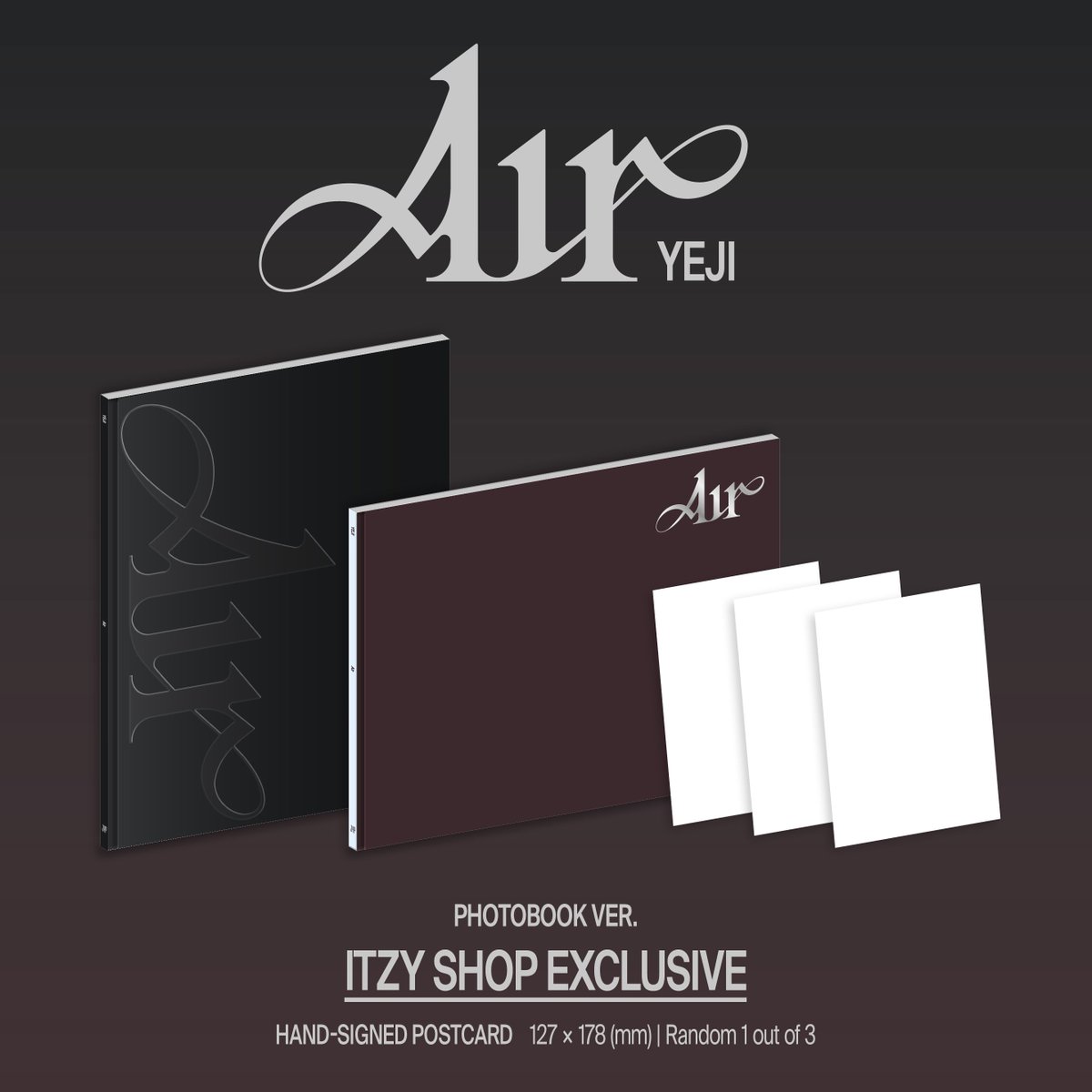 itzy Air イェジ 台湾 台北 直筆サイン入り トレカ itzy Air イェジ