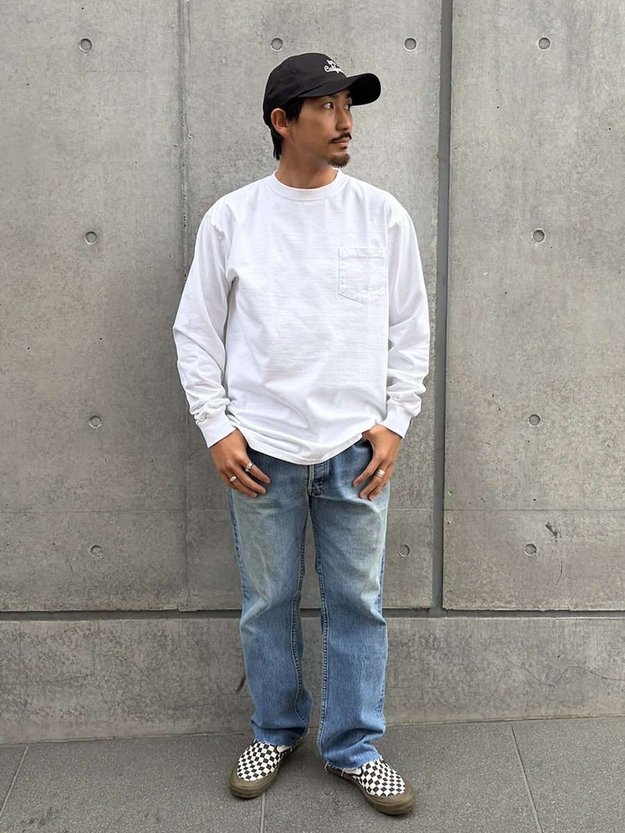 Standard California Heavyweight Pocket Long Sleeve T Vintage Wash