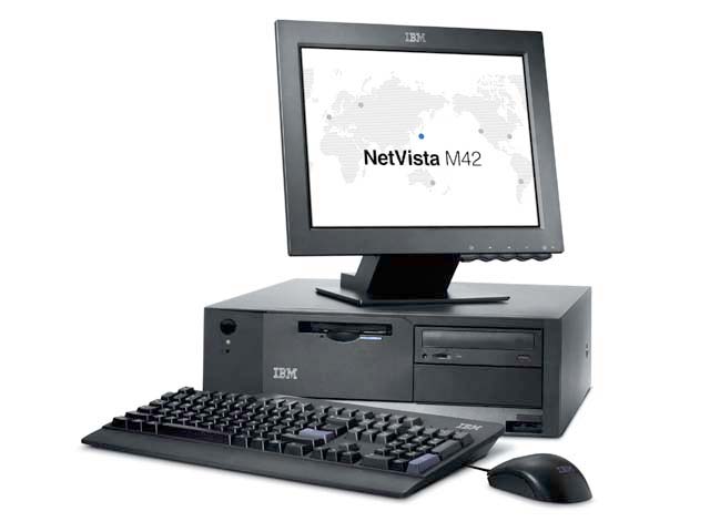 IBM、ブラックカラーで統一されたデスクトップPC「NetVista」