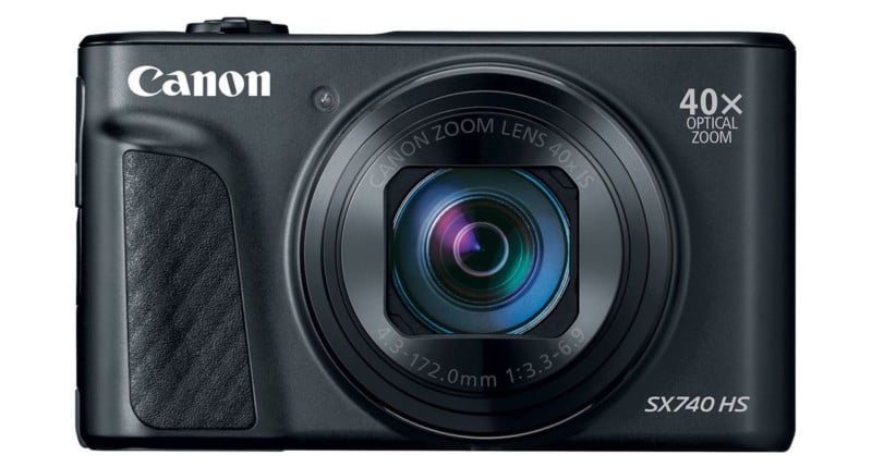 Canon's New PowerShot SX740 HS Has a 40x Optical Zoom and 4K Video