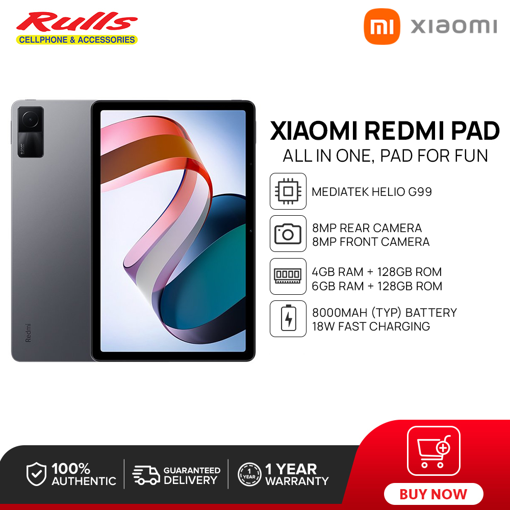 Xiaomi Redmi Pad Tablet | 4GB+128GB / 6GB+128GB | MTK Helio G99