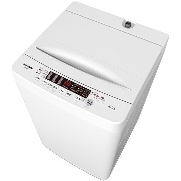Hisense HW-K45E [簡易乾燥機能付洗濯機 (4.5kg)] | 激安の新品・型