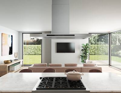 Zephyr 42 inches Convertible Shell Range Hood Stainless Steel DVL