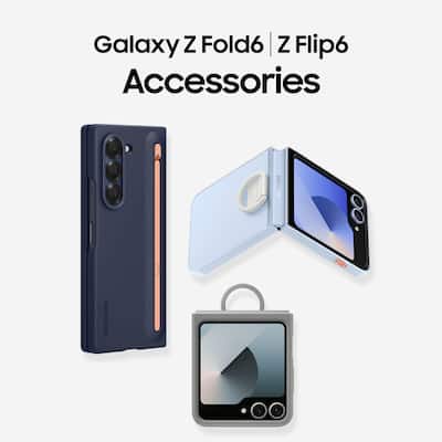 Samsung Galaxy Z Fold6 256GB (Unlocked) Navy SM-F956UDBAXAA - Open