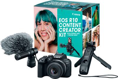 Canon EOS R10 Mirrorless Camera with RF S18 45 f/4.5 6.3 IS STM