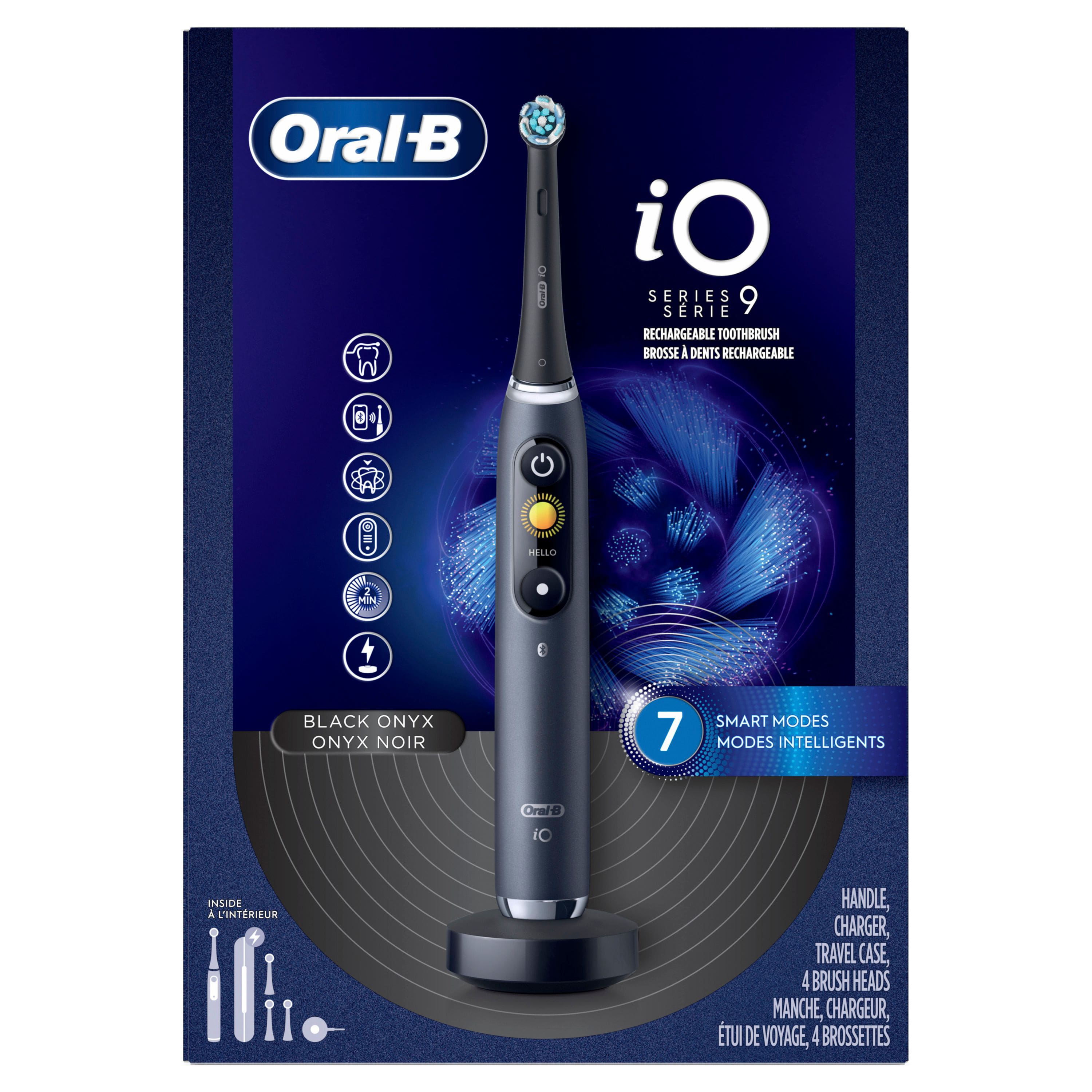 Oral B iO Series 9 Connected Rechargeable Electric Toothbrush Onyx