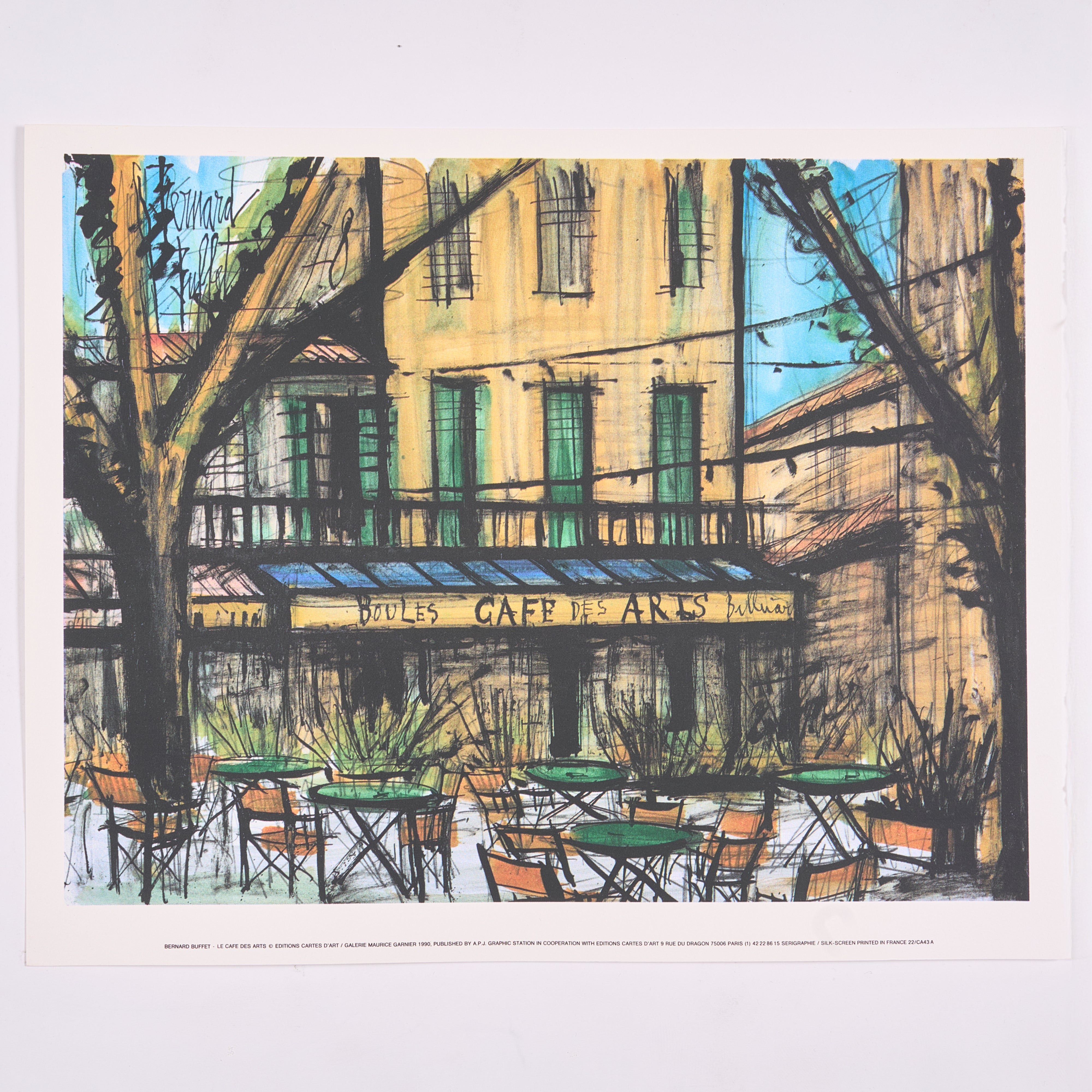 限定30枚】Le Café des Arts 1979 - Printed in 1990 / ベルナール