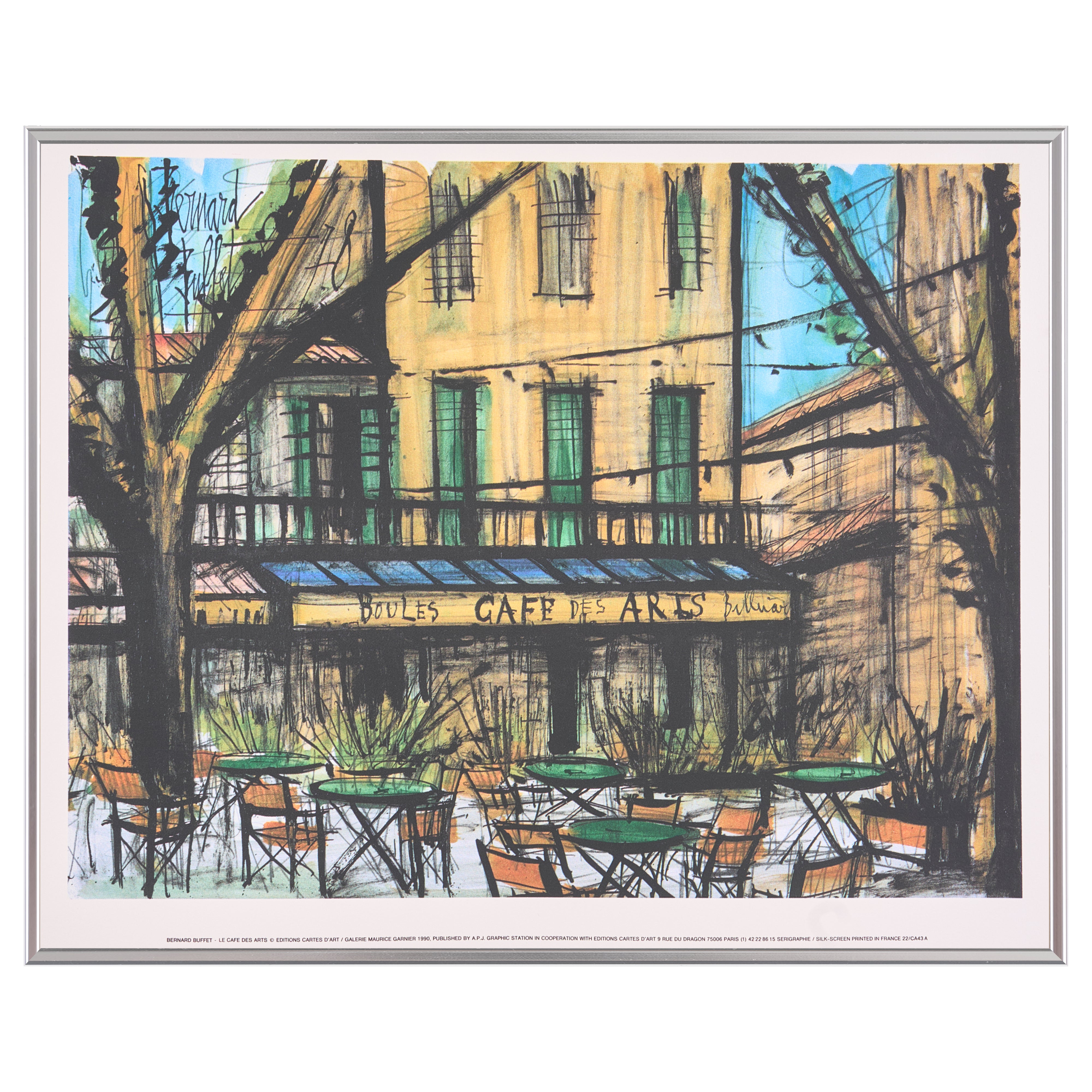 限定30枚】Le Café des Arts 1979 - Printed in 1990 / ベルナール