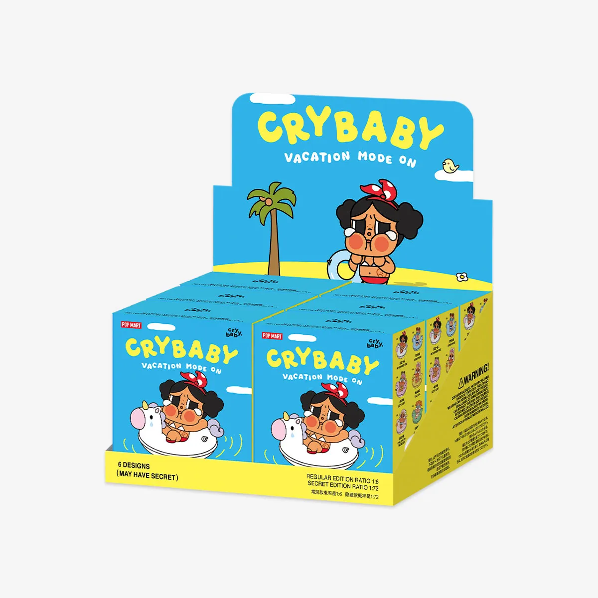 CRYBABY Vacation Mode On Series-Fridge Magnet Blind Box - POP MART