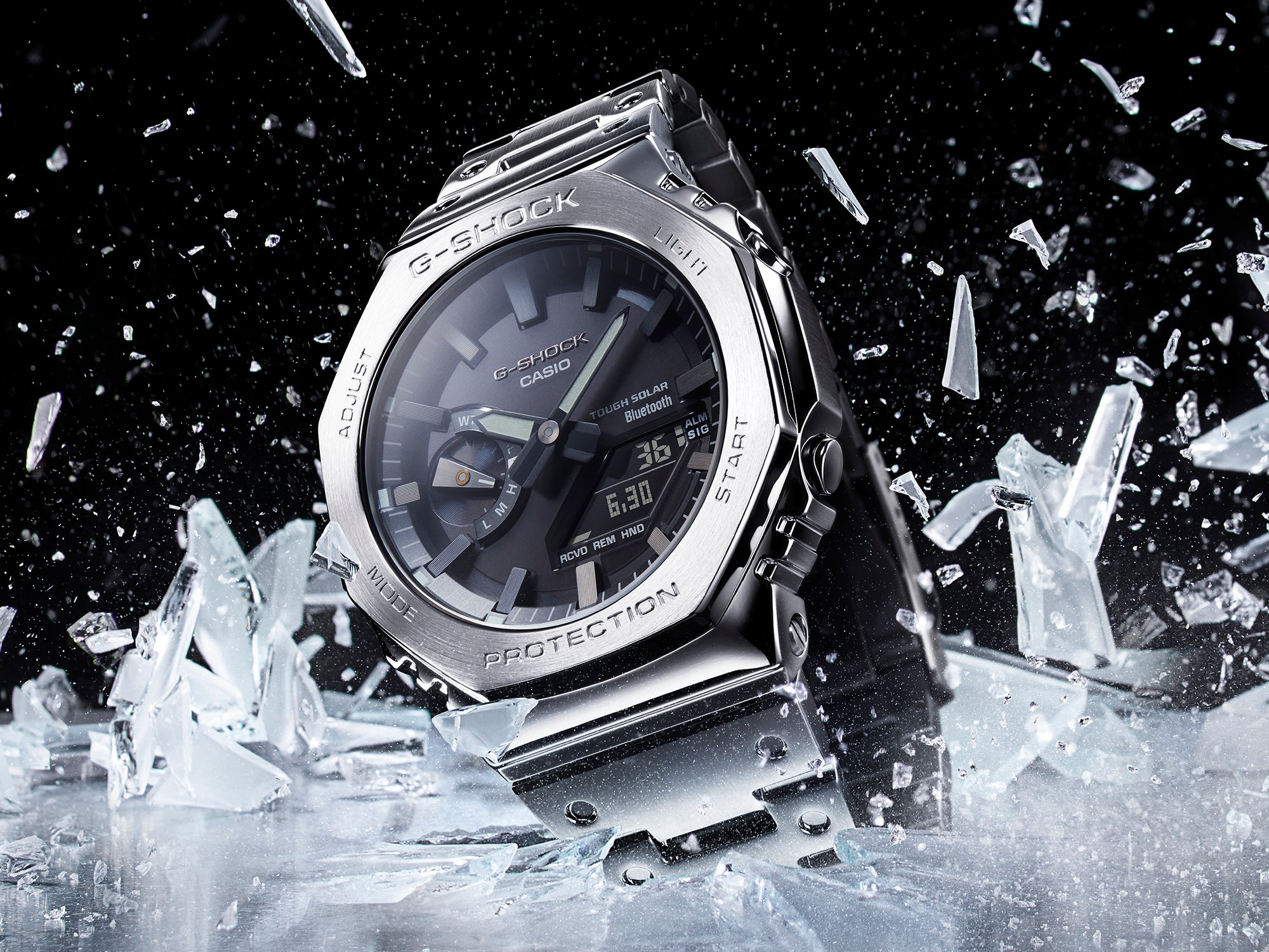 八角形ベゼルの“G-SHOCK”フルメタルモデル | カシオ計算機株式会社の