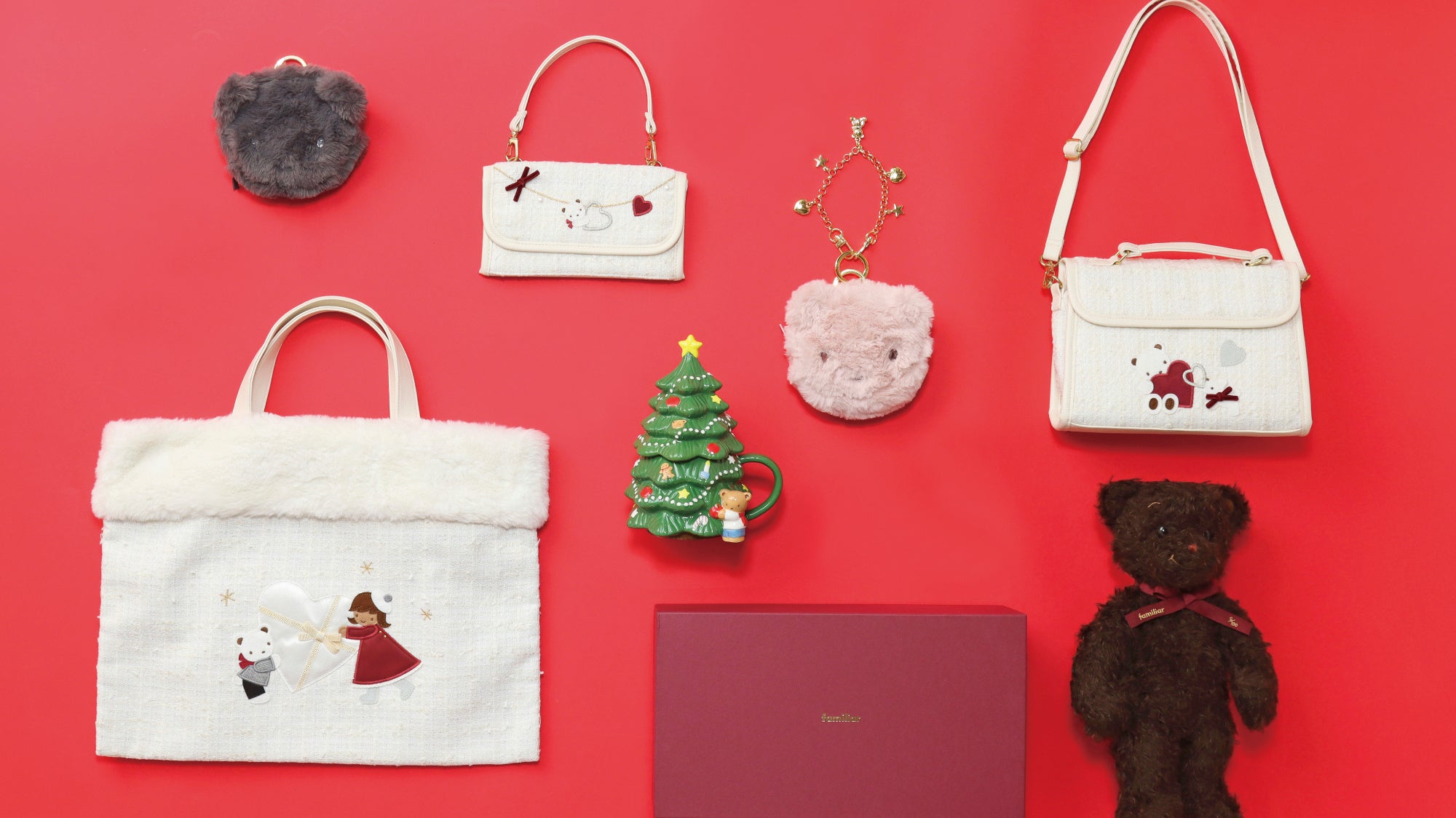 ファミリア「Christmas Collection 2025」ホワイトクリスマスがテーマ