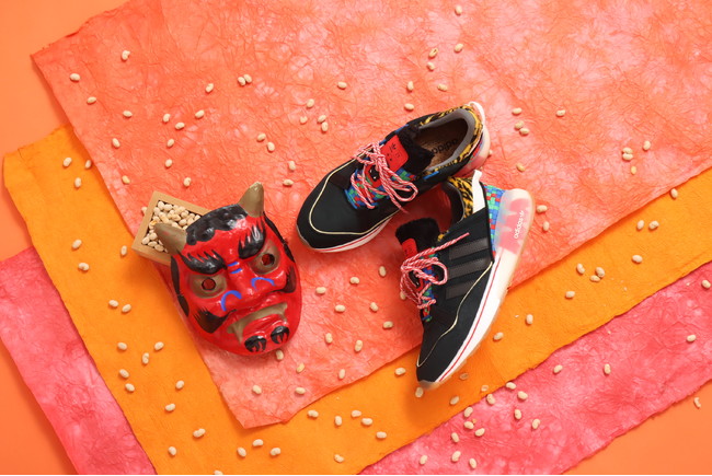 atmosよりadidas Originals ATMOS “SETSUBUN PACK” ZX 2K BOOST PURE