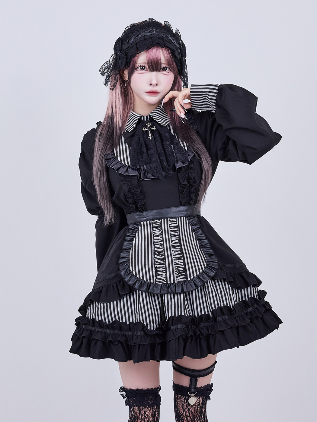 IMVAL / Gothic Maid Dress - QOOZA