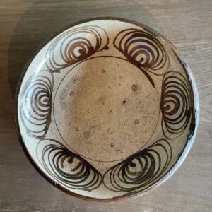 古銅製風 小皿 5客セット 共箱付 骨董品 アンティーク 工芸品 現状品