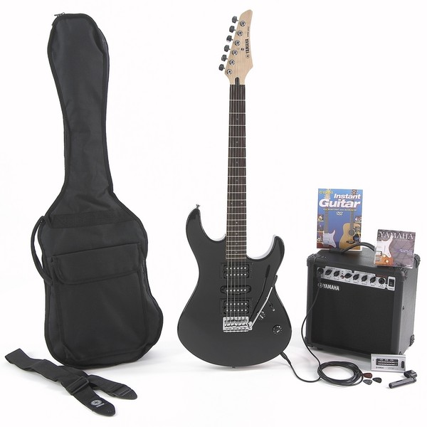 DISC Yamaha ERG121 Electric Guitar Starter Pack, Black | Gear4music