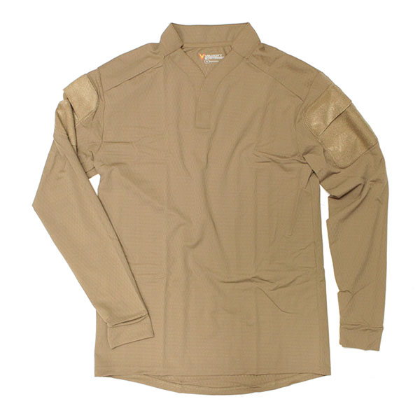 Velocity Systems BOSS Rugby Long Sleeve-Coyote Brown | REALMENT