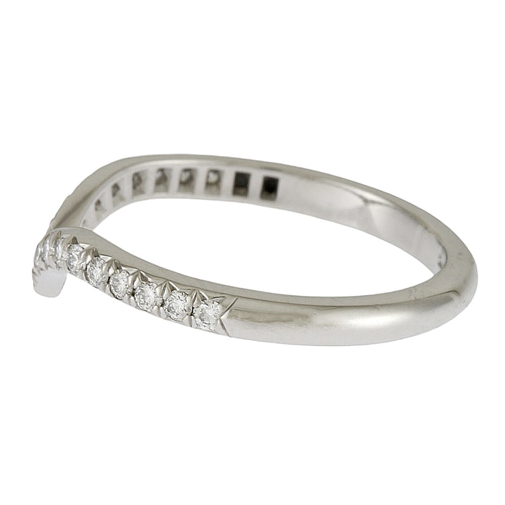 TIFFANY & CO. Tiffany Sorest V -Ring Ring No. 10 Pt950 Platinum