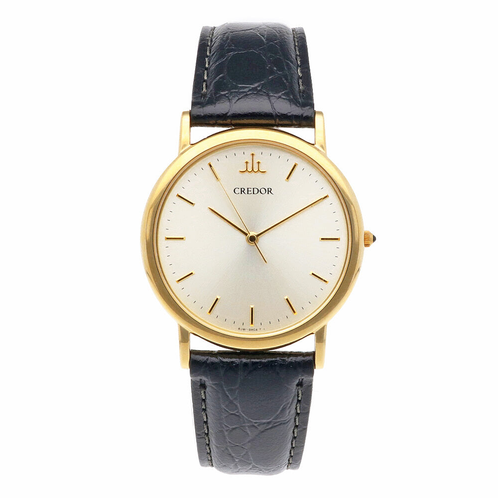 CREDOR SEIKO Credor Seiko Watch 18K K18 Yellow Gold 8J81-0AC0