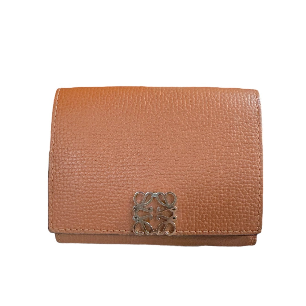 EARLYSUMMER20％】LOEWE ロエベ トライフォールド アナグラム 三つ折り