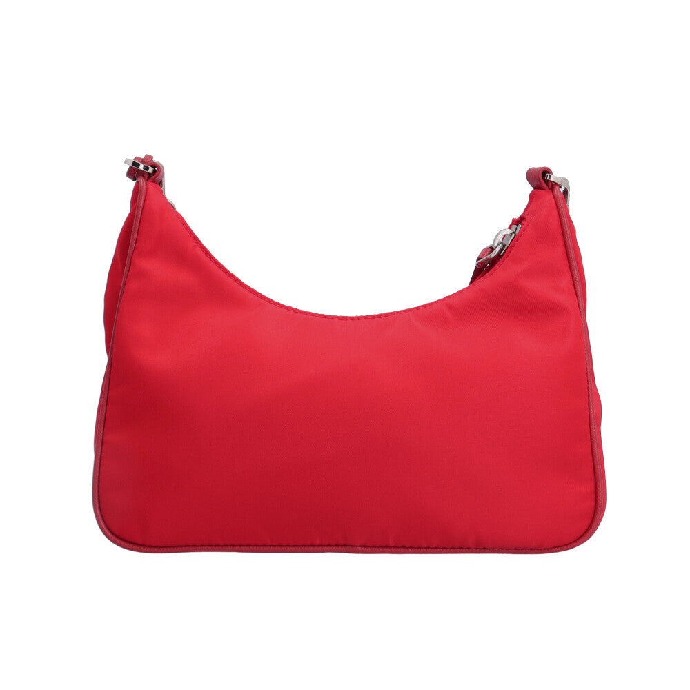 PRADA プラダ ショルダーバッグ ナイロン レッド ユニセックス 中古