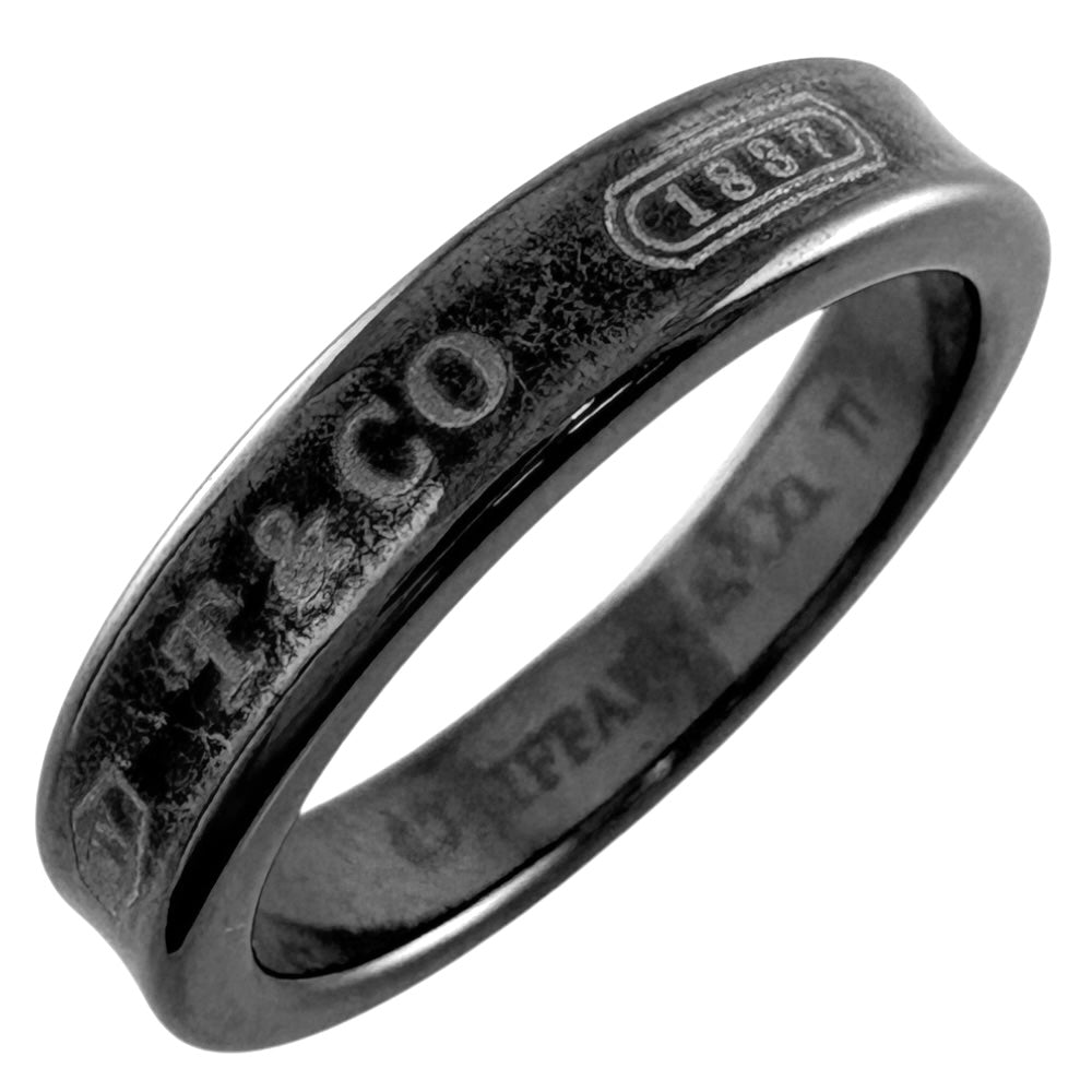 TIFFANY&Co. ティファニー 1837 ナロー リング 指輪 14号 チタン ユニ