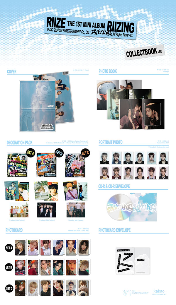 The 1st Mini Album 「RIIZING」【Collect Book Ver.】 | Discography