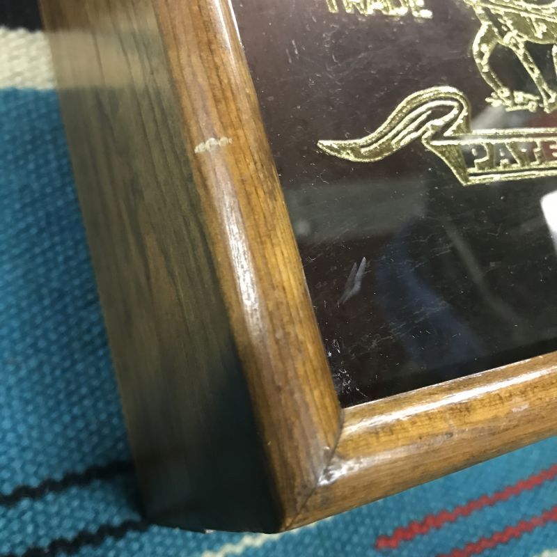 1970'S LEVI STRAUS ＆CO, WOOD FRAMED MIRROR JEWEL BOX ビンテージ
