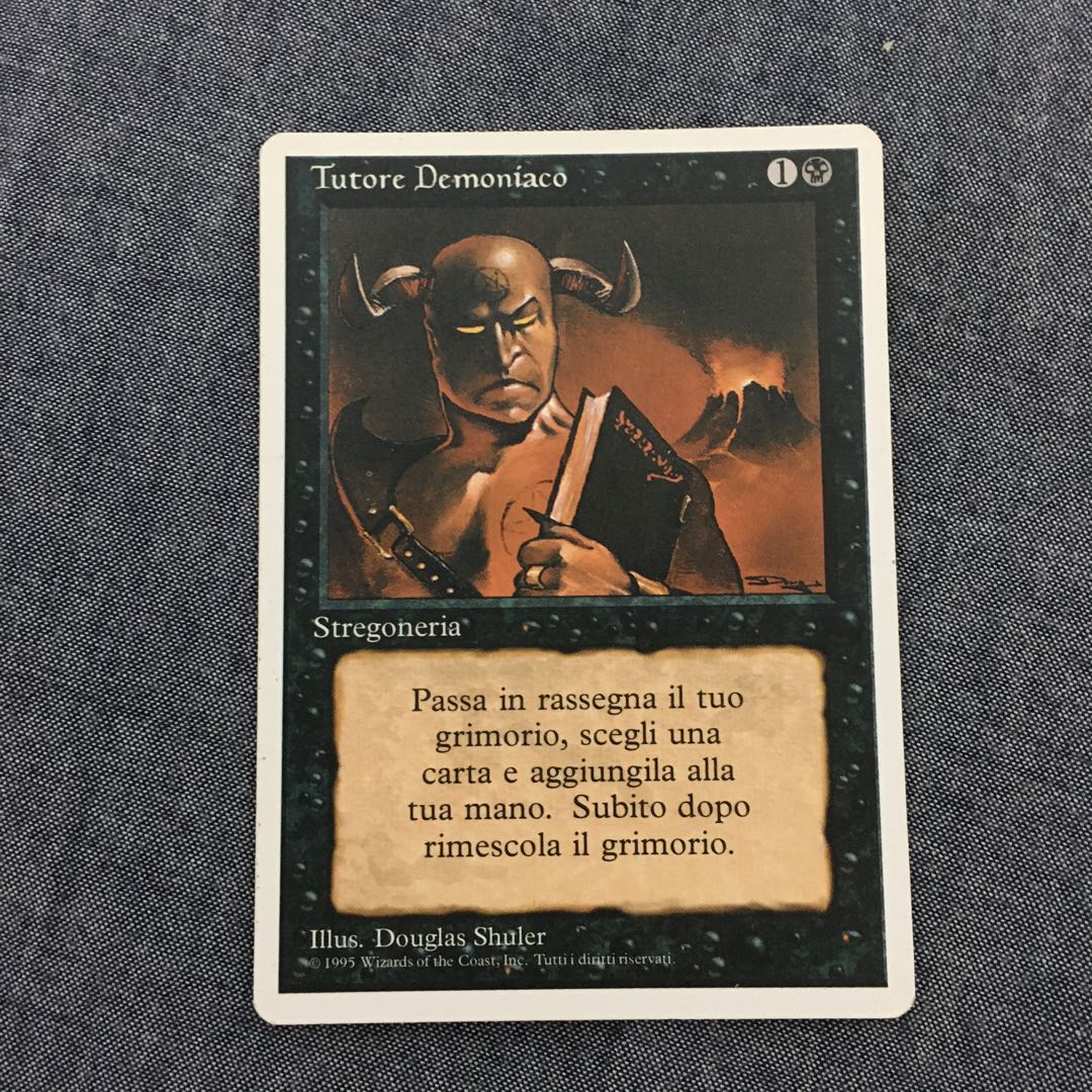 MtG 悪魔の教示者【3ED】イタリア語 MtG 悪魔の教示者【3ED】イタリア