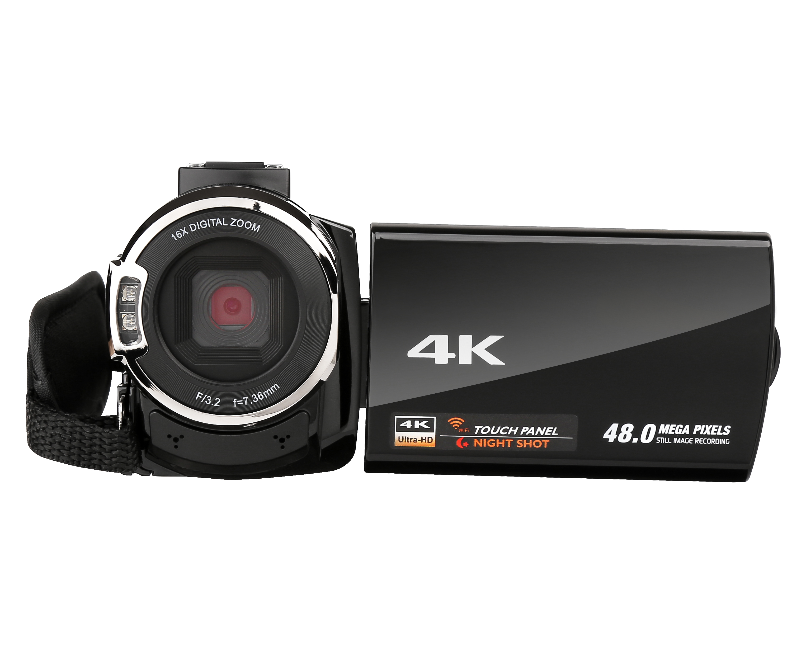 Professional 4K Ultra HD Video Camera with WiFi, 3.0